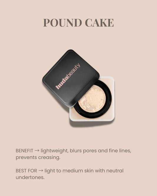 Huda beauty Pound cake Loose powder