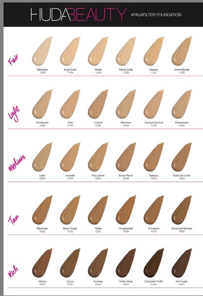 HUDA BEAUTY Easy Blur Natural Airbrush Foundation